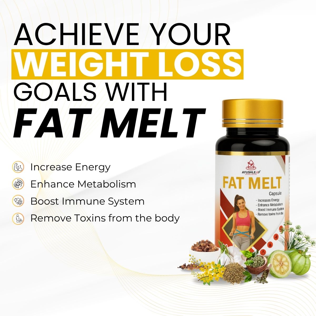 fat melt – best ayurvedic weight loss capsule for women & men