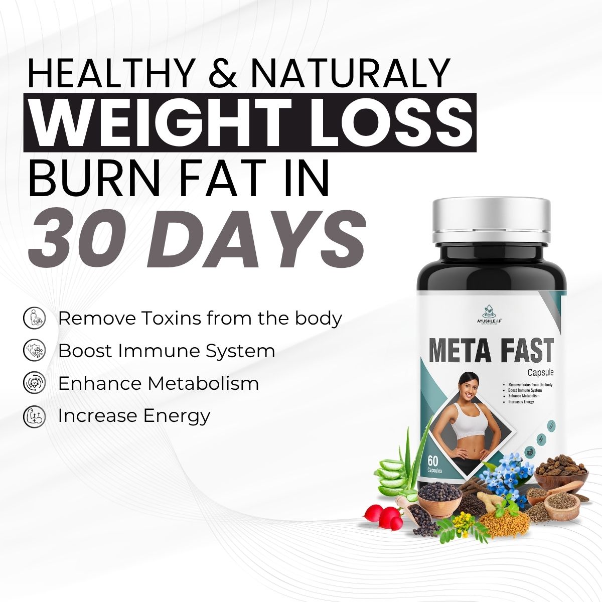 meta fast ayurvedic fat loss medicine & weight loss capsule