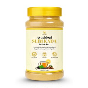 ayushleaf slim kada | herbal tea – ayurvedic fat loss & detox drink